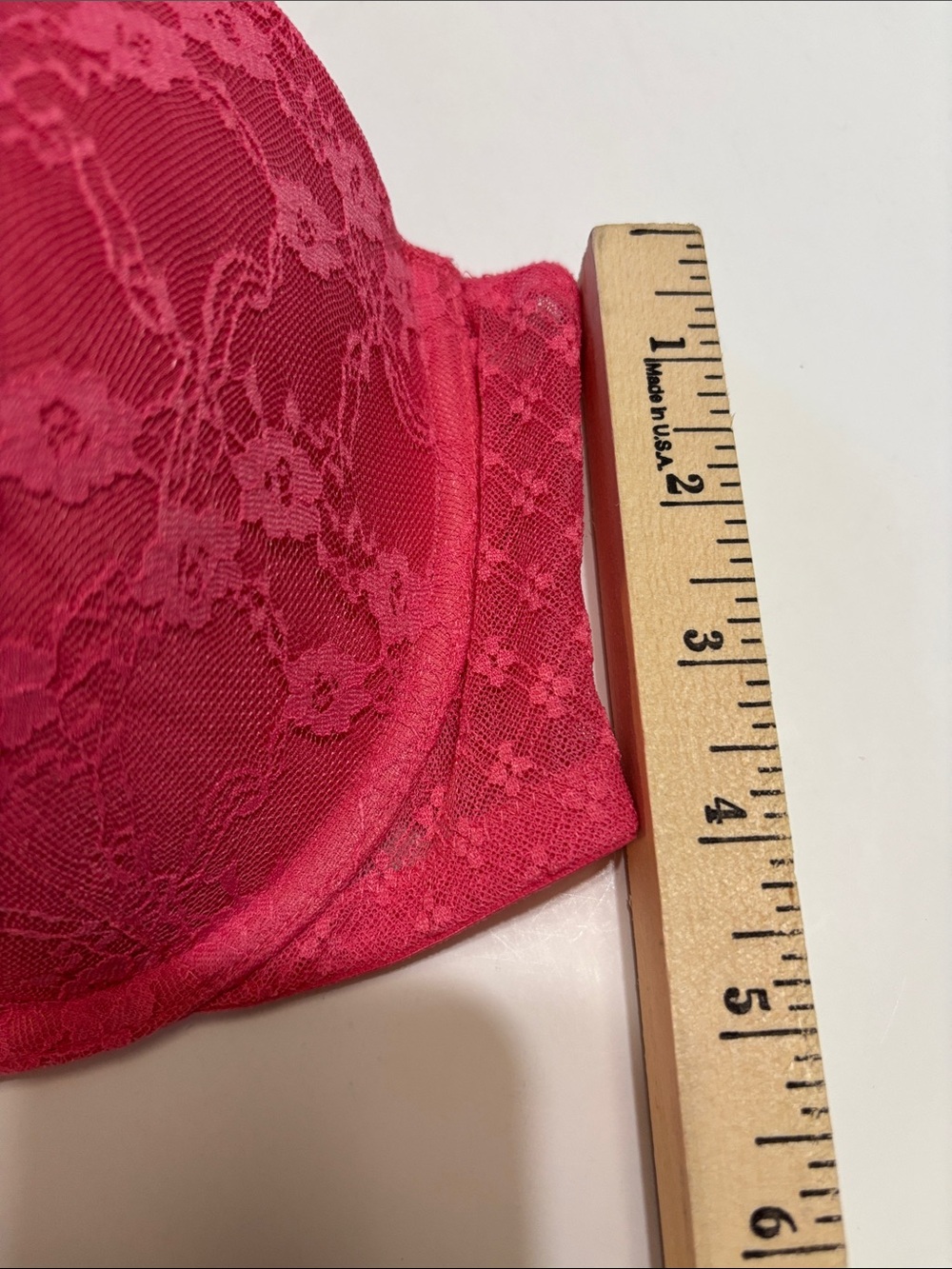 Victoria’s Secret Lined Demi Bra 38D Coral Pink - Picture 6 of 16